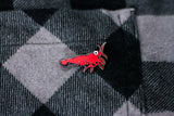 Cherry Shrimp Enamel Pin