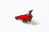 Cherry Shrimp Enamel Pin