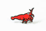Cherry Shrimp Enamel Pin