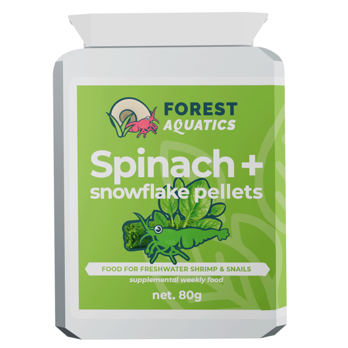 Spinach & Snowflake Pellet – Forest Aquatics